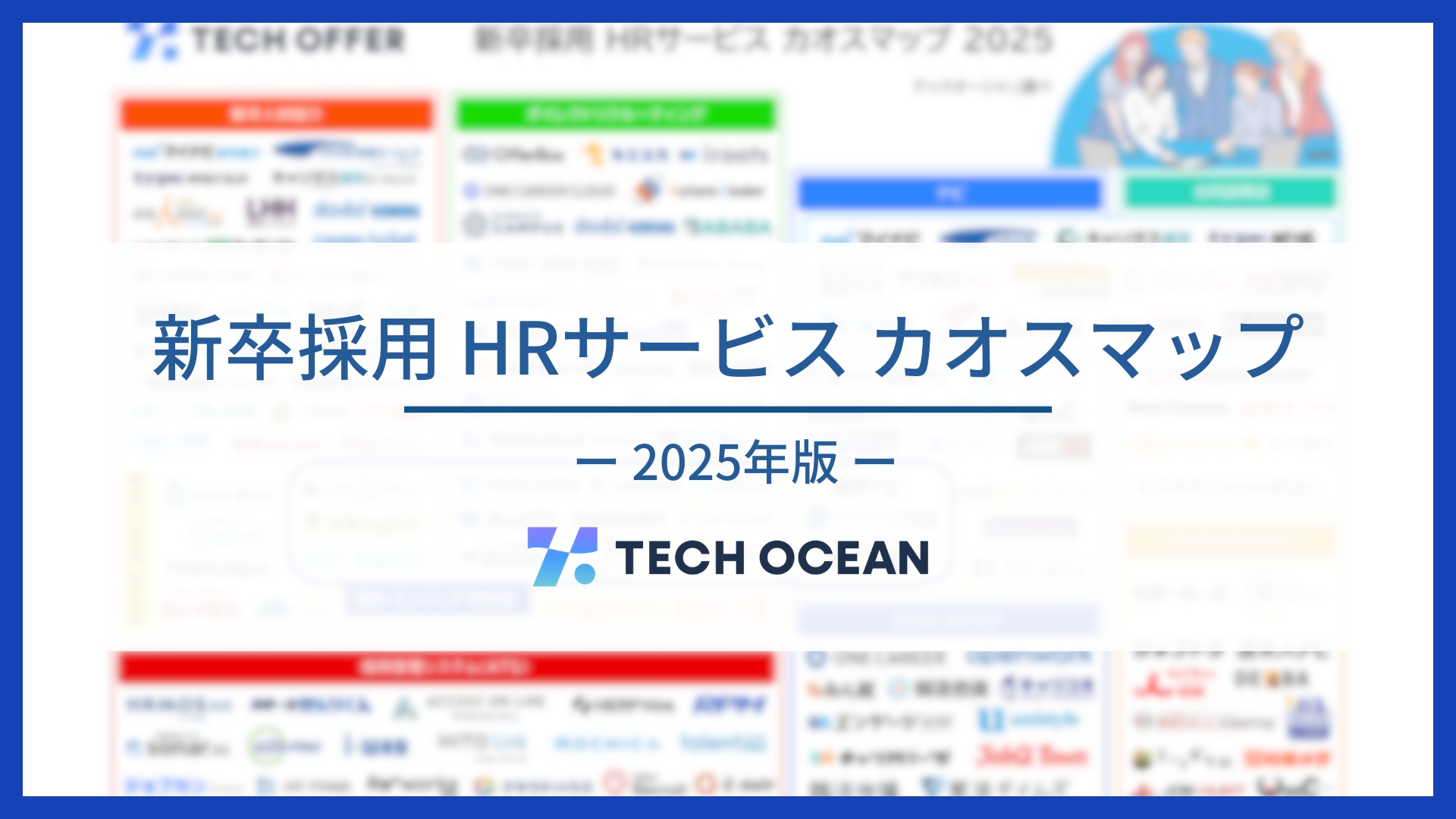 新卒採用HRサービス カオスマップ2025年版