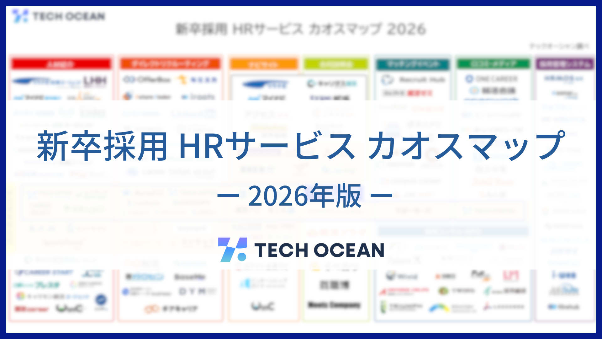 新卒採用HRサービス カオスマップ2026年版