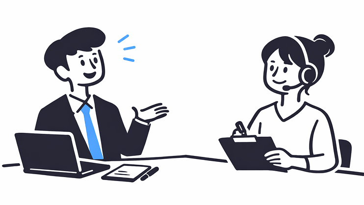 専任サポートが伴奏します